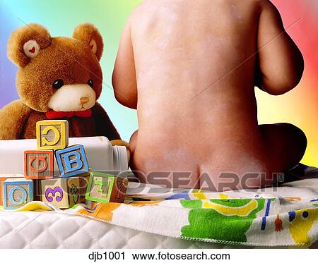 teddy bear baby powder