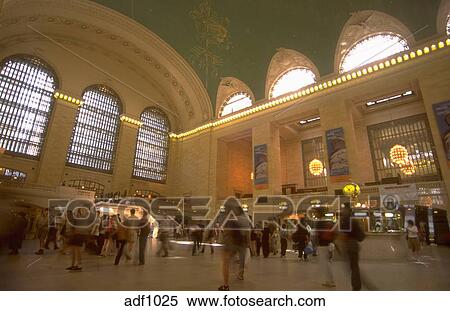 Inside The Main Terminal At Grand Central Station Train