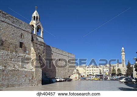 bethlehem manger israel village square fotosearch