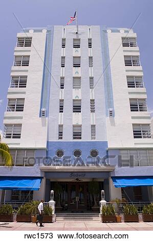 Stock Photo Of Miami Beach Florida Usa The Park Central Hotel Miami Beach Florida Usa The Park Central Hotel Building Art Deco Architecture Ocean Drive South