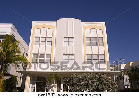 Stock Photo Of Miami Beach Florida Usa The Majestic Hotel On Miami Beach Florida Usa The Majestic Hotel On Ocean Drive In South Known For Its Historical Art Deco Architecture