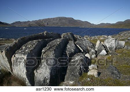 Granit Felsblocke Zugewandt Grosser See Qaqortoq Gronland Danish Name Julianehab Grossten Stadt In Suden Gronland Stock Bild Asr1230 Fotosearch