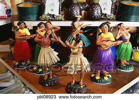 Hula の女の子 人形 ハワイ Hula の女の子 人形 ハワイ Hula の女の子 人形 ハワイ ストックイメージ Pbl023 Fotosearch