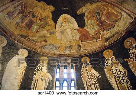 Turkey. Istanbul. Chora church frescoes. Stock Image | scr1400 | Fotosearch