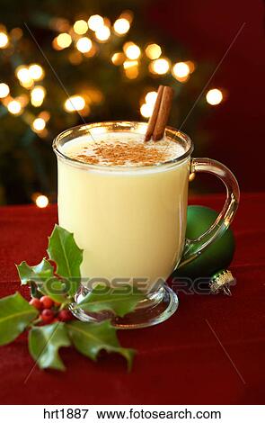 Holiday Eggnog Stock Photo | hrt1887 | Fotosearch