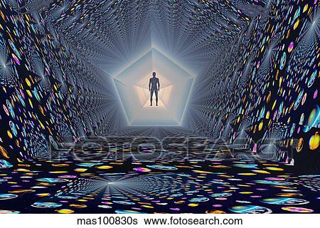 3D concept of how mankind will use portals to travel through time and space. View Large Illustration Stock Illustration - 3D concept of how mankind will use portals to travel through time and space.. Fotosearch