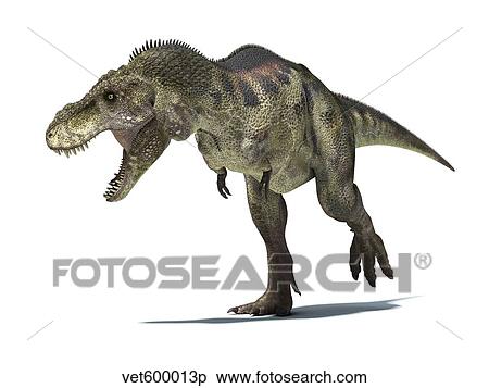 3D rendering of a Tyrannosaurus Rex dinosaur. View Large Illustration Stock Illustration - 3D rendering of a Tyrannosaurus Rex dinosaur.. Fotosearch