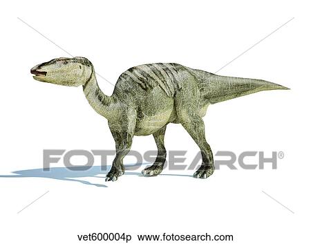 3D rendering of an Edmontosaurus dinosaur. View Large Illustration Stock Illustration - 3D rendering of an Edmontosaurus dinosaur.. Fotosearch