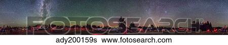 A 360 degree panorama with aurora and bands of airglow at a Summer Star Party. View Large Photo Image Stock Photograph - A 360 degree panorama with aurora and bands of airglow at a Summer Star Party.. Fotosearch