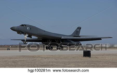 A B-1B Lancer takes off from Dyess Air Force Base, Texas. View Large Photo Image Picture - A B-1B Lancer takes off from Dyess Air Force Base, Texas.. Fotosearch