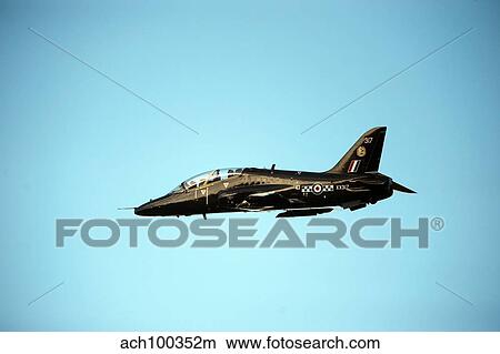 A BAE Hawk aircraft of the Royal Air Force. View Large Photo Image Picture - A BAE Hawk aircraft of the Royal Air Force.. Fotosearch
