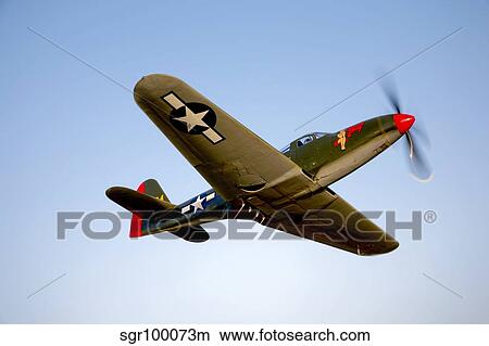 A Bell P-63 Kingcobra in flight. View Large Photo Image Picture - A Bell P-63 Kingcobra in flight.. Fotosearch