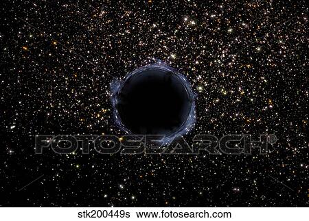 A Black Hole in a Globular Cluster View Large Illustration Stock Illustration - A Black Hole in a Globular Cluster. Fotosearch