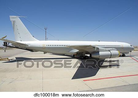 A Boeing 707 Re'em of the Israeli Air Force. View Large Photo Image Picture - A Boeing 707 Re'em of the Israeli Air Force.. Fotosearch