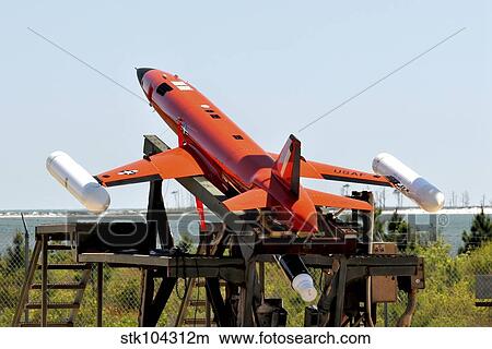 Picture - A BQM-167A Subscale Aerial Target is ready for launch.. Fotosearch