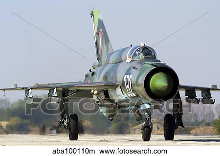 A Bulgarian Air Force MiG-21bis at Graf Ignatievo Air Base, Bulgaria. View Large Photo Image Picture - A Bulgarian Air Force MiG-21bis at Graf Ignatievo Air Base, Bulgaria.. Fotosearch
