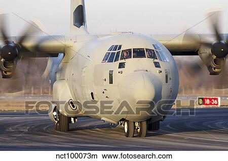 A C-130J-30 Hercules of the Italian Air Force at Turin Airport, Italy. View Large Photo Image Picture - A C-130J-30 Hercules of the Italian Air Force at Turin Airport, Italy.. Fotosearch