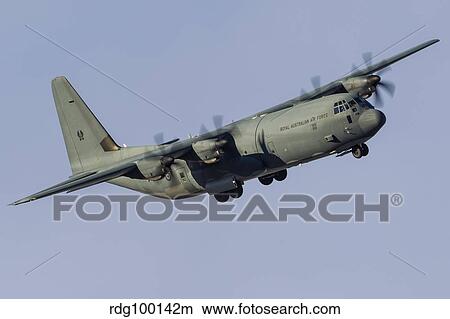 A C-130J Super Hercules of the Royal Australian Air Force. View Large Photo Image Picture - A C-130J Super Hercules of the Royal Australian Air Force.. Fotosearch