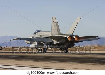 A Canadian CF-188 Hornet taking off. View Large Photo Image Picture - A Canadian CF-188 Hornet taking off.. Fotosearch