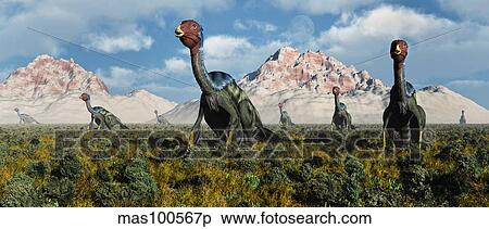 A Caudipteryx nesting ground from the Cretaceous Period. View Large Illustration Stock Illustration - A Caudipteryx nesting ground from the Cretaceous Period.. Fotosearch