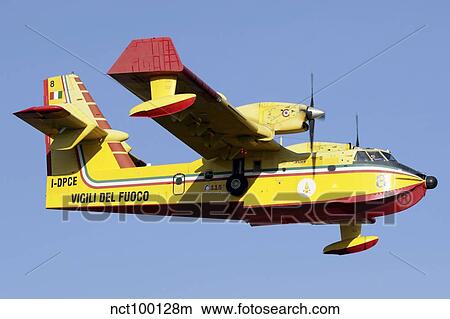 Picture - A CL-415 Italian Fire Hunter.. Fotosearch