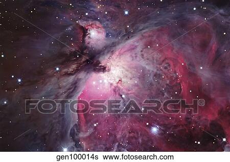 A close up of the Orion Nebula. View Large Photo Image Stock Photograph - A close up of the Orion Nebula.. Fotosearch