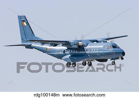 A CN-235 transport aircraft of the Irish Air Corps. View Large Photo Image Picture - A CN-235 transport aircraft of the Irish Air Corps.. Fotosearch