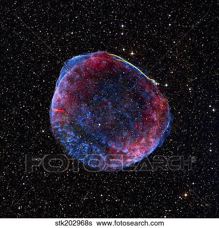 A composite image of the SN 1006 supernova remnant. View Large Photo Image Stock Photograph - A composite image of the SN 1006 supernova remnant.. Fotosearch