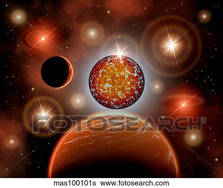 A cosmic place within a nebula where stars and planets are born. View Large Illustration Stock Illustration - A cosmic place within a nebula where stars and planets are born.. Fotosearch