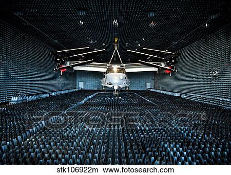 A CV-22 Osprey hangs in the anechoic chamber at Eglin Air Force Base. View Large Photo Image Picture - A CV-22 Osprey hangs in the anechoic chamber at Eglin Air Force Base.. Fotosearch