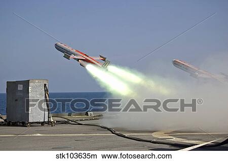 A drone is launched from the amphibious dock landing ship USS Tortuga. View Large Photo Image Picture - A drone is launched from the amphibious dock landing ship USS Tortuga.. Fotosearch