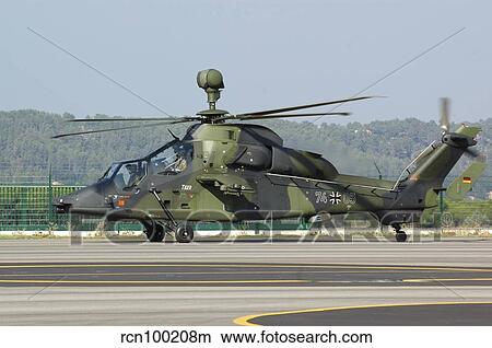 A Eurocopter Tiger attack helicopter of the German Army. View Large Photo Image Picture - A Eurocopter Tiger attack helicopter of the German Army.. Fotosearch