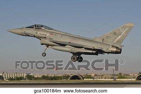 A Eurofighter F-2000 of the Italian Air Force. View Large Photo Image Picture - A Eurofighter F-2000 of the Italian Air Force.. Fotosearch