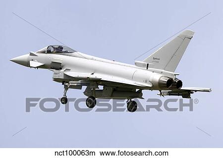 Picture - A Eurofighter Typhoon 2000 of the Italian Air Force.. Fotosearch