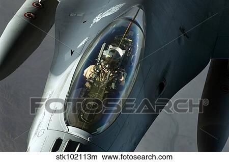 Picture - A F-16 Fighting Falcon. Fotosearch