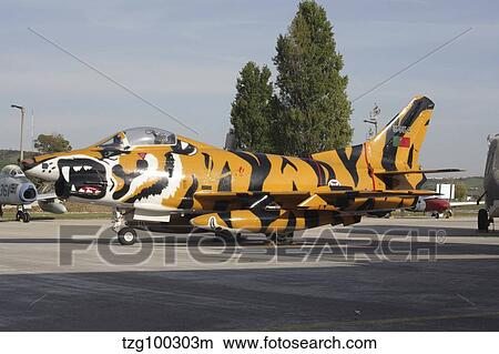 A Fiat G-91 fighter plane of the Portuguese Air Force. View Large Photo Image Picture - A Fiat G-91 fighter plane of the Portuguese Air Force.. Fotosearch