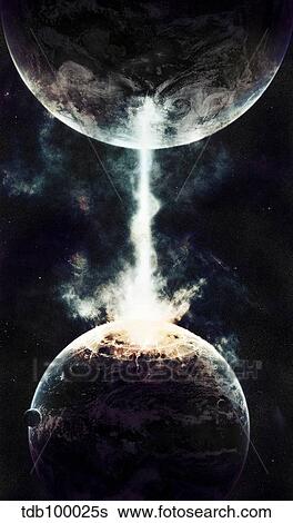 Stock Illustration - A giant ion cannon built as a defense against huge ships.. Fotosearch