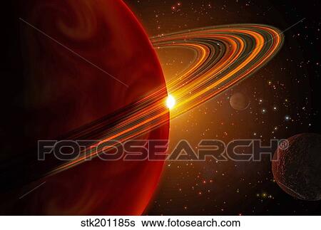 A giant planet orbiting the sun-like star 79 Ceti. View Large Illustration Stock Illustration - A giant planet orbiting the sun-like star 79 Ceti.. Fotosearch