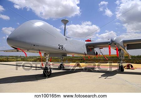 A Heron TP unmanned aerial vehicle of the Israeli Air Force. View Large Photo Image Picture - A Heron TP unmanned aerial vehicle of the Israeli Air Force.. Fotosearch