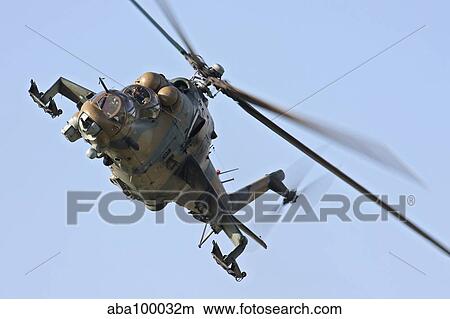 A Hungarian Air Force Mil Mi-24V attack helicopter. View Large Photo Image Picture - A Hungarian Air Force Mil Mi-24V attack helicopter.. Fotosearch