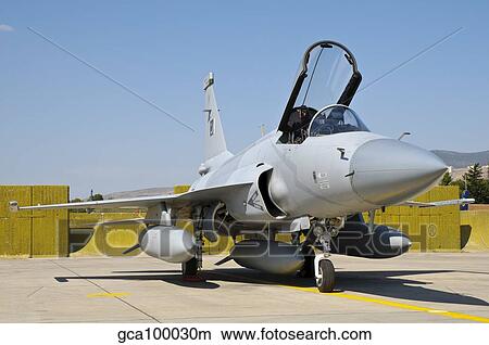 A JF-17 Thunder of the Pakistan Air Force. View Large Photo Image Picture - A JF-17 Thunder of the Pakistan Air Force.. Fotosearch