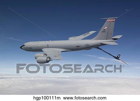 A KC-135R flies a training mission over Arizona. View Large Photo Image Picture - A KC-135R flies a training mission over Arizona.. Fotosearch