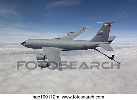 A KC-135R flies a training mission over Arizona. View Large Photo Image Picture - A KC-135R flies a training mission over Arizona.. Fotosearch