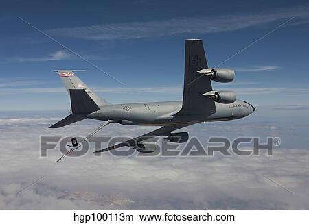 A KC-135R flies a training mission over Arizona. View Large Photo Image Picture - A KC-135R flies a training mission over Arizona.. Fotosearch