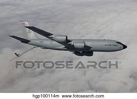 A KC-135R flies a training mission over Arizona. View Large Photo Image Picture - A KC-135R flies a training mission over Arizona.. Fotosearch