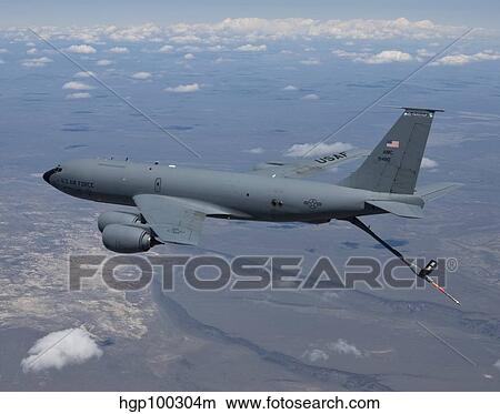 A KC-135R Stratotanker over central Oregon. View Large Photo Image Picture - A KC-135R Stratotanker over central Oregon.. Fotosearch