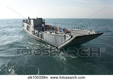 A Landing Craft Utility transits the Arabian Gulf. View Large Photo Image Picture - A Landing Craft Utility transits the Arabian Gulf.. Fotosearch