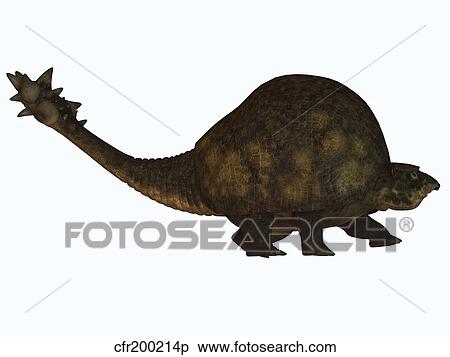 A large glyptodont from the Pleistocene epoch. View Large Illustration Stock Illustration - A large glyptodont from the Pleistocene epoch.. Fotosearch
