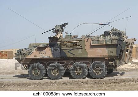 Picture - A LAV III infantry fighting vehicle in Afghanistan.. Fotosearch
