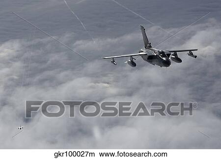 A Luftwaffe Tornado IDS over northern Germany. View Large Photo Image Picture - A Luftwaffe Tornado IDS over northern Germany.. Fotosearch